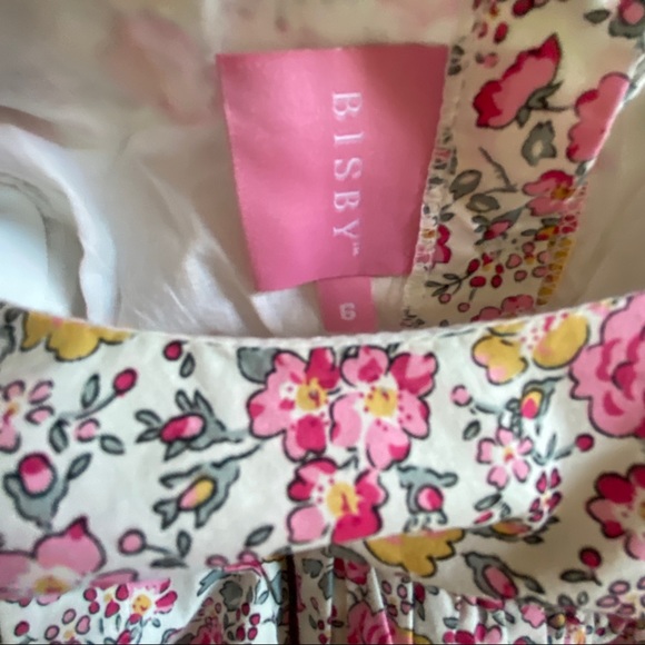 NWT Bisby by Little English Charlotte Dress in Pink Garden Size 6 - Picture 4 of 6